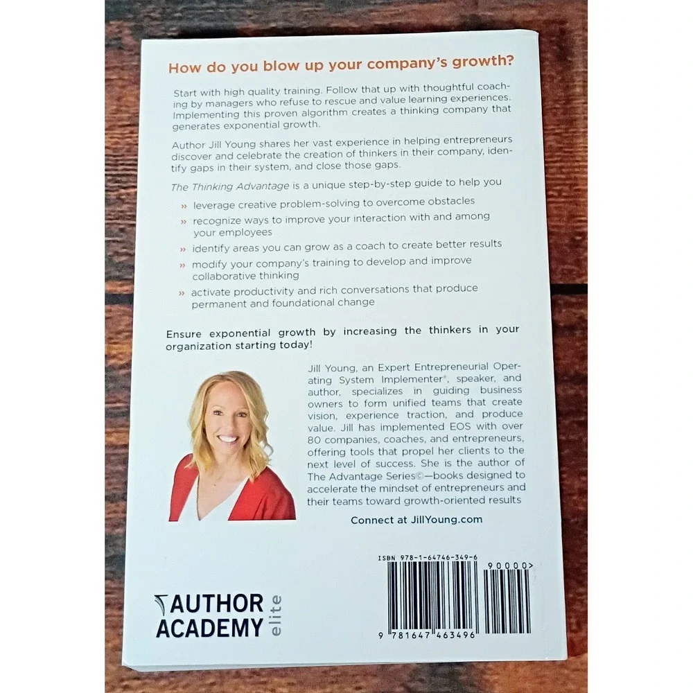The Thinking Advantage Jill Young Softcover Business‎ Leadership Team Management